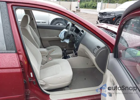 2007 Kia Spectra Ex from USA, damaged, VIN KNAFE121175382993